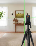 Cigman Line Laser, 100ft Self Leveling Laser Level with Magnetic Bracket, Green Laser Level for Picture Hanging, Home Renovation, DIY and Tile