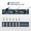 KAIWEETS KETS02 Smart Digital Soldering Iron Kit 65W Programmable AU Plug