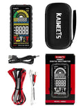 KAIWEETS Smart Multimeter Rechargeable Electrical Tester with Auto Ranging Digital Voltmeter Measures Voltage Current Resistance Continuity Capacitance Temperature Frequency NCV 6000 Counts TRMS