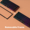 ROYAL KLUDGE RK84 Wireless Hot Swap Black 65% Mechanical Keyboard, Brown Switch