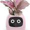 Intelligent Flower Pot, Electronic Bud, Maintenance Plant Assistant, Fun Interactive Flower Pot, Indoor Green Planting Monitoring, LCD Screen Display, Cell Phone APP Connection (Pink)
