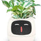 Intelligent Flower Pot, Electronic Bud, Maintenance Plant Assistant, Fun Interactive Flower Pot, Indoor Green Planting Monitoring, LCD Screen Display, Cell Phone APP Connection (White)