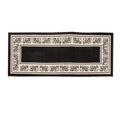 Newton Rubber Backed Non Slip Bath Runner 50 x 120cm Coffee