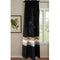 Pair of Embroidered Rod Pocket Curtains 150 x 213cm each Silver Petals