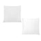 Pair of Calico Cordury Cushions White