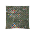 Laura Hill Flowers Grey Cushion Cover 50x50cm