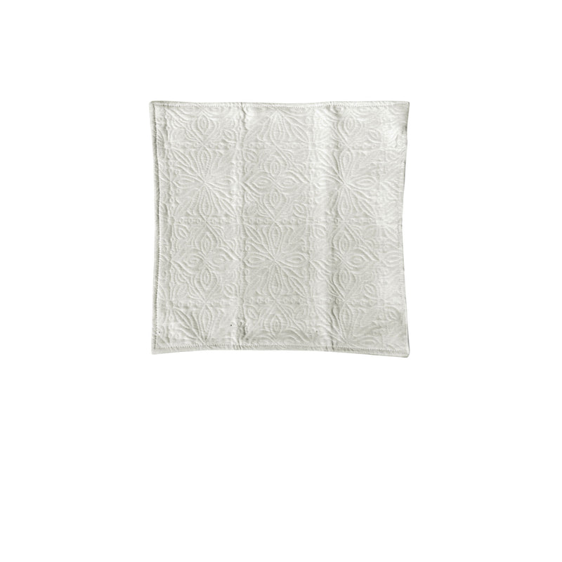 Tessa Embossed Cushion Cover Marshmallow