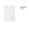 Bassinet Fitted Sheet White with Flat Sheet Attached