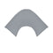 280TC Polyester Cotton V Shape Pillowcase Grey