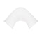280TC Polyester Cotton V Shape Pillowcase White