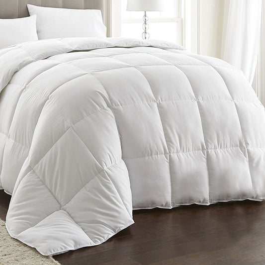 Machine Washable 80% WHITE GOOSE DOWN 20% Feather Quilt KING