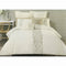 Catherine Cream Taupe Embroidery Quilt Cover Set QUEEN