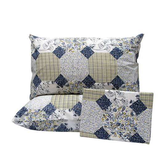 Pure Cotton Serena Quilt Cover Set QUEEN