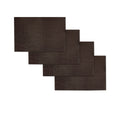 Choice Set of 4 PVC Table Placemats Spring Buds Chocolate