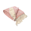 Herringbone Extra Large Throw Rug Orange 200x290cm