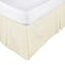 ASSUN Box Pleated Valance Ecru DOUBLE
