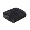 In 2 Linen 350GSM Plush Ultra Soft Velvet Touch Blanket Charcoal King/Super King