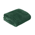 In 2 Linen 350GSM Plush Ultra Soft Velvet Touch Blanket Forest KING/SUPER KING