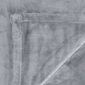 In 2 Linen 350GSM Plush Ultra Soft Velvet Touch Blanket Silver Double/Queen