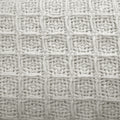 Cotton Waffle Blanket White Queen