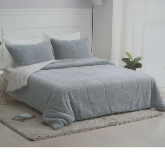 Nolan Silver 4 Piece Comforter Set QUEEN