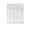 Jacquard Stripe Shower Curtain White