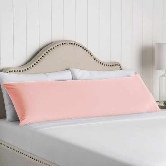 Artiss 100% Cotton Body Pillowcase Light Peach 50x150cm