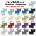 Microfiber Pillowcases Pair 48x73cm Gold Standard Flap