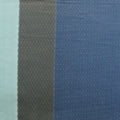 300TC Simon Teal Reversible Cotton Stripes Quilt Cover Set Queen