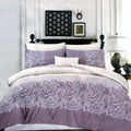 250TC Cotton Reversible Quilt Cover Set Alice's Garden Queen