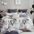 Fernwood Cotton Reversible Quilt Cover Set Queen Size Doona