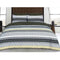 Gene Digital Black Quilt Cover Set King