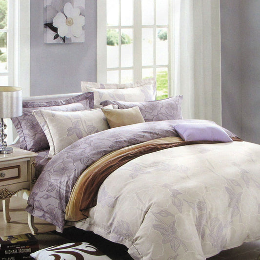 250TC Gilmore Cotton Reversible Quilt Cover Set KING