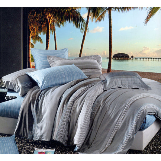 Manhattan 100% Cotton Quilt Cover Set - KING