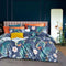 400TC Cotton Sateen Quilt Cover Set Mirade Garden KING