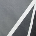 Artex Owen Charcoal Queen Quilt Cover Set Reversible Geometric