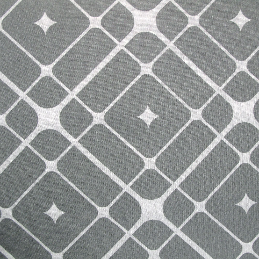 Artex Grey Stars Quilt Cover Set Queen