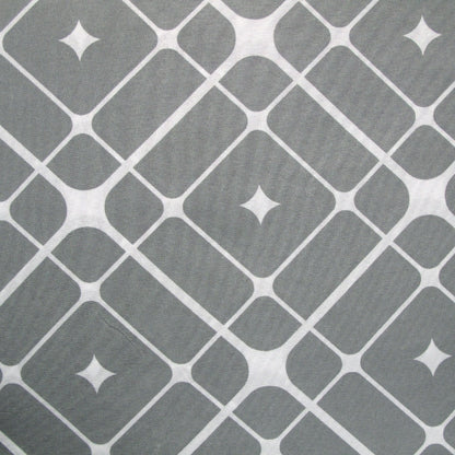 Artex Grey Stars Quilt Cover Set Queen