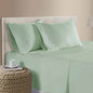 400TC 100% Cotton Sateen Premium Sheet Set 40cm Wall Sage Queen