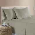 400TC 100% Cotton Sateen Premium Sheet Set 40cm Wall Tan Queen