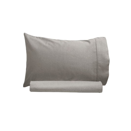 Artex 250TC 100% Cotton Sheet Set SINGLE Grey