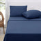 Polar Fleece Sheet Set Queen 36cm Wall Midnight Blue
