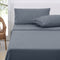 Polar Fleece Sheet Set King 36cm Wall with King Pillowcases Slate