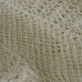 Linen Knitted Crochet Cotton Tablecloth Square 137 x 137cm Scalloped Edge 4-Seater