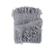 Dylan Grey Knitted Throw Rug