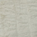 Harper Soft Ruched Pattern Faux Fur Throw Rug 127 x 152 cm Ivory