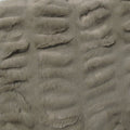 Harper Soft Ruched Pattern Faux Fur Throw Rug 127 x 152 cm Mocha