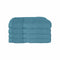 600GSM Set of 4 Combed Cotton Bath Towels 70 x 140 cm Teal