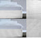 Random Pattern Quilted Valance White Queen