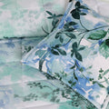 Bianca Woodbury White Botanical Printed Bedspread Set Super King
